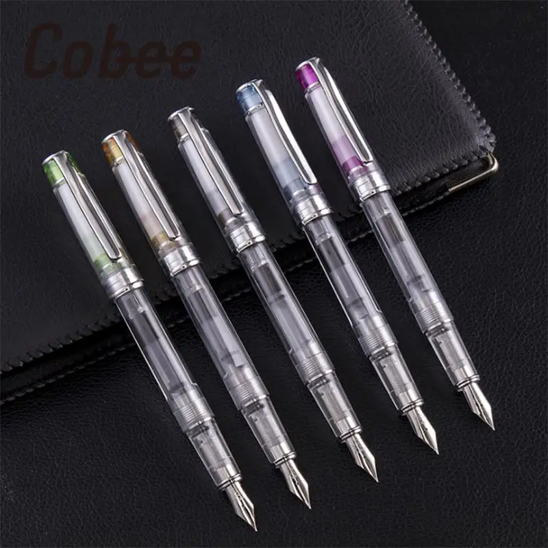 EF Tip Fountain Pen Transparent Ink Sac Calligraphy Writing Fountain Pens School Office Durable Stationery Supplies
EF Tip Fountain Pen Transparent Ink Sac Calligraphy Writing Fountain Pens School Office Durable Stationery Supplies