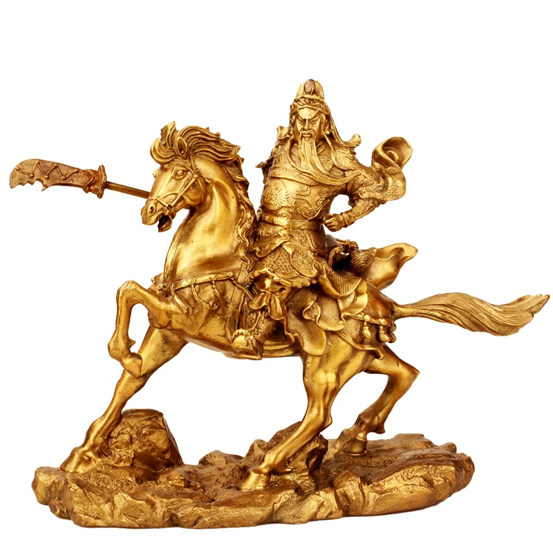 Guangyuan copper horse Guan Wu De decoration wealth Feng Shui lucky friends Home Furnishing decorative crafts
Guangyuan copper horse Guan Wu De decoration wealth Feng Shui lucky friends Home Furnishing decorative crafts