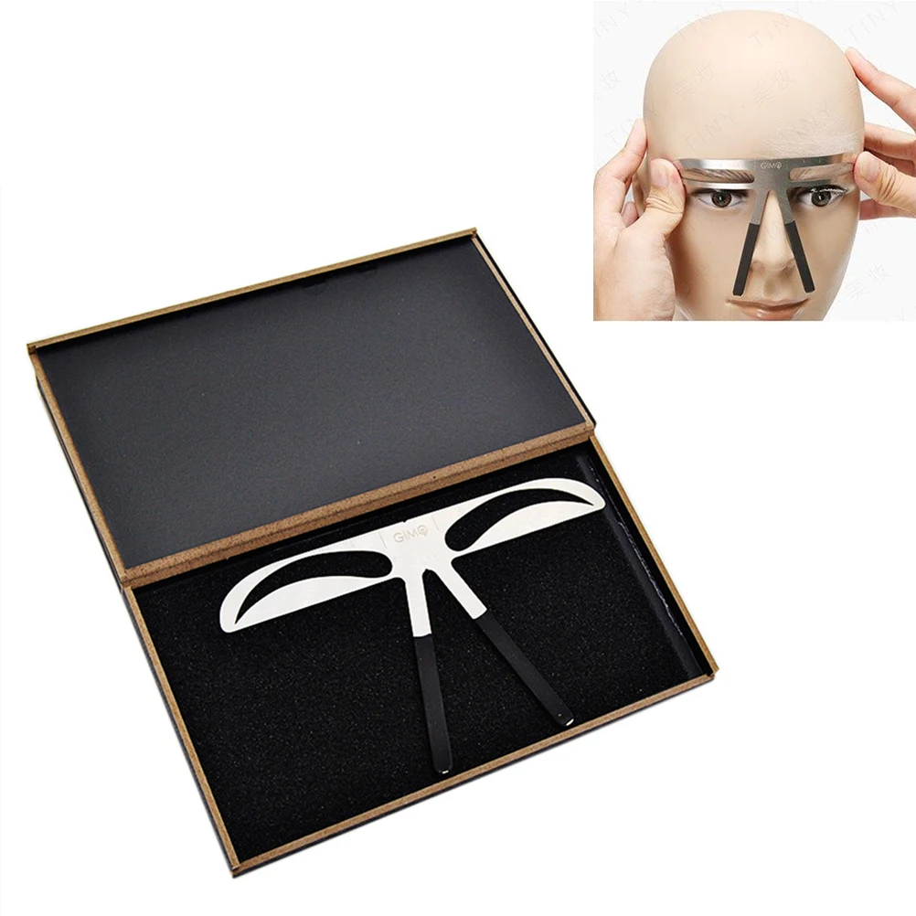 Professional Eyebrow Stencil Ruler Reusable Three-point Balance Positioning Kit Eyebrow Caliper for Eyebrows Measuring
Professional Eyebrow Stencil Ruler Reusable Three-point Balance Positioning Kit Eyebrow Caliper for Eyebrows Measuring