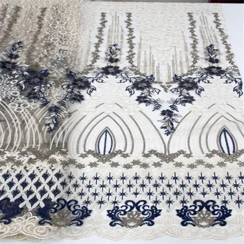 African Lace Fabric 2018 Embroidered Nigerian Laces Fabric Bridal High Quality French Tulle Lace Fabric For Women F407-2
African Lace Fabric 2018 Embroidered Nigerian Laces Fabric Bridal High Quality French Tulle Lace Fabric For Women F407-2