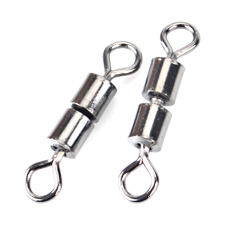 10pcs High Speed Double Rolling Barrel Ball Bearing Swivel Solid Rings Fishing Connector Size 4 6 8 10 12 Accessories
10pcs High Speed Double Rolling Barrel Ball Bearing Swivel Solid Rings Fishing Connector Size 4 6 8 10 12 Accessories