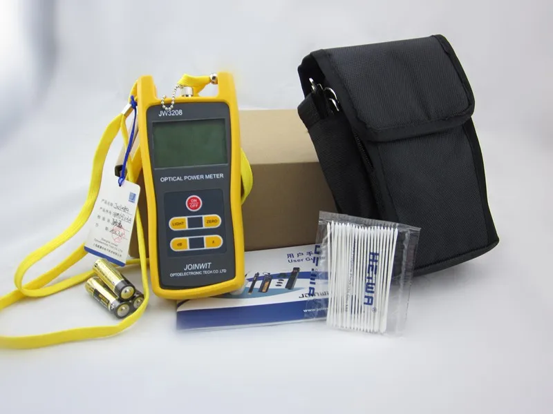 Telecommunication Field JW3208A -70~+6dBm Handheld Fiber Optic Power Meter
Telecommunication Field JW3208A -70~+6dBm Handheld Fiber Optic Power Meter