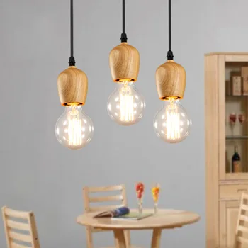 Modern Wood Pendant Lights Vintage Cord Pendant Lamp Hanging Lamp Kitchen Light Fixture Black Wire Suspension luminaire
Modern Wood Pendant Lights Vintage Cord Pendant Lamp Hanging Lamp Kitchen Light Fixture Black Wire Suspension luminaire
