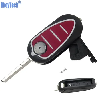 OkeyTech Flip Remote Key Shell for Alfa Romeo Mito Giulietta GTO 159 Key Case Blank 3 Buttons Uncut Blade Replacement Fob Cover
OkeyTech Flip Remote Key Shell for Alfa Romeo Mito Giulietta GTO 159 Key Case Blank 3 Buttons Uncut Blade Replacement Fob Cover