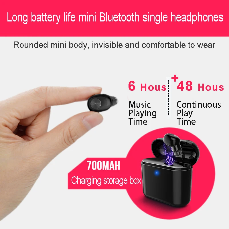 New Invisible Wireless Bluetooth Earphone Mini Wireless Earbuds With Microphone Bluetooth Earpiece For Phone Sport Gym Driving
New Invisible Wireless Bluetooth Earphone Mini Wireless Earbuds With Microphone Bluetooth Earpiece For Phone Sport Gym Driving