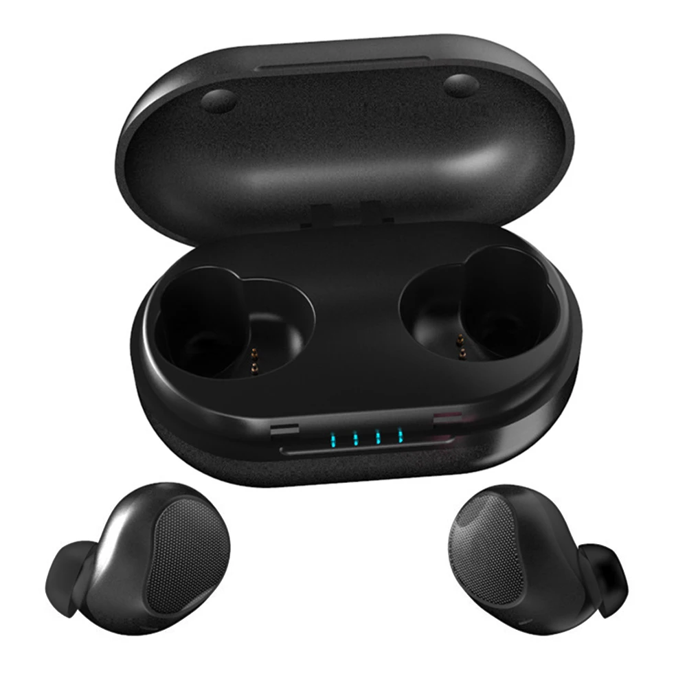 TWS V5.0 Bluetooth Earphone Wireless Earbuds Deep Bass Stereo Sound Noise Reduction with Charging Box for iPhone Sanmsun
TWS V5.0 Bluetooth Earphone Wireless Earbuds Deep Bass Stereo Sound Noise Reduction with Charging Box for iPhone Sanmsun