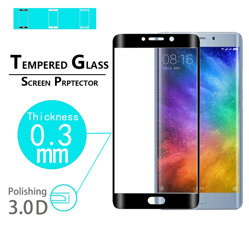 Новый стиль полное покрытие из стекла 3D пленка закаленного для Xiao mi note 2