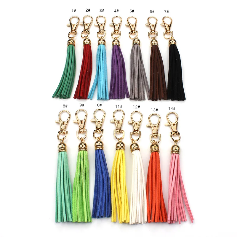 Fashion New Design Colorful Tassel Pendant Key Ring Chain With Alloy Metal Gold Lobster Clasp
Fashion New Design Colorful Tassel Pendant Key Ring Chain With Alloy Metal Gold Lobster Clasp