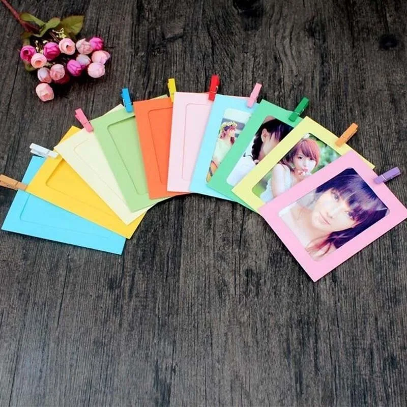 10pc /2 m Rope 5/6/7 Inch Combination Paper Photo Frame with Clip Photo Photo Frame DIY Wall Hanging Photo Album Decoration
10pc /2 m Rope 5/6/7 Inch Combination Paper Photo Frame with Clip Photo Photo Frame DIY Wall Hanging Photo Album Decoration