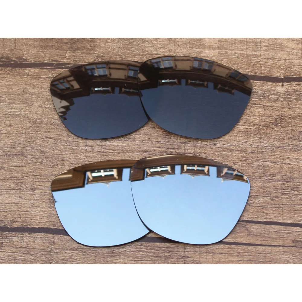 Vonxyz 2 Pairs Stealth Black & Chrome Mirror Polycarbonate Replacement Lenses for-Oakley Frogskins Frame
Vonxyz 2 Pairs Stealth Black & Chrome Mirror Polycarbonate Replacement Lenses for-Oakley Frogskins Frame