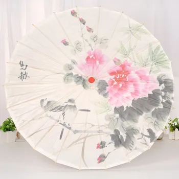 Chinese Ancient Ink Painting Umbrella Flower Bird Chinese Silk Cloth Umbrellas Classical Style Decorative Umbrella Decoration
Chinese Ancient Ink Painting Umbrella Flower Bird Chinese Silk Cloth Umbrellas Classical Style Decorative Umbrella Decoration