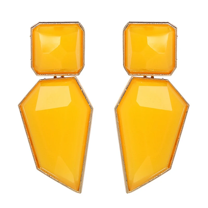 Trendy Exaggerated Big Geometric Statement Dangle Earrings For Women Boho Clear Resin OL Style Earrings Jewelry Accessories
Trendy Exaggerated Big Geometric Statement Dangle Earrings For Women Boho Clear Resin OL Style Earrings Jewelry Accessories