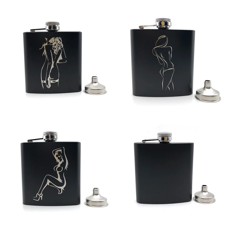 Alalinong Sexy Lady Black Hip Flask 6 Oz Stainless Steel Personalized Flask for Alcohol Rum Vodka Whiskey Laser Engraved Girl
Alalinong Sexy Lady Black Hip Flask 6 Oz Stainless Steel Personalized Flask for Alcohol Rum Vodka Whiskey Laser Engraved Girl