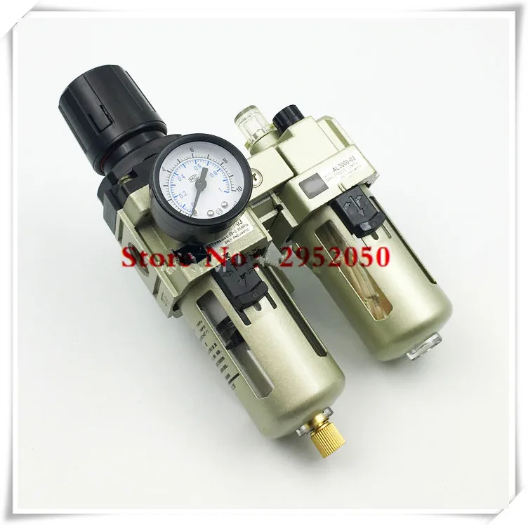 Free shipping FRL Combination air filter pressure regulator and lubricator AC3010-02 1/4 inch AC3010-03 3/8 Manual drain SMCtype
Free shipping FRL Combination air filter pressure regulator and lubricator AC3010-02 1/4 inch AC3010-03 3/8 Manual drain SMCtype