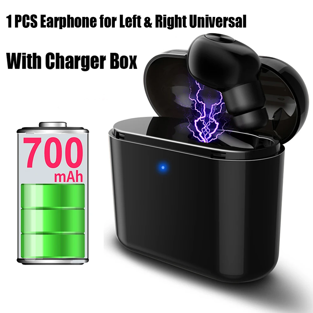 BL1 Mini Wireless Bluetooth V4.2 Stereo Earphone In Ear Sports With Charging Case Mic Earbud Headset Earpiece 700 mAh Power Bank
BL1 Mini Wireless Bluetooth V4.2 Stereo Earphone In Ear Sports With Charging Case Mic Earbud Headset Earpiece 700 mAh Power Bank