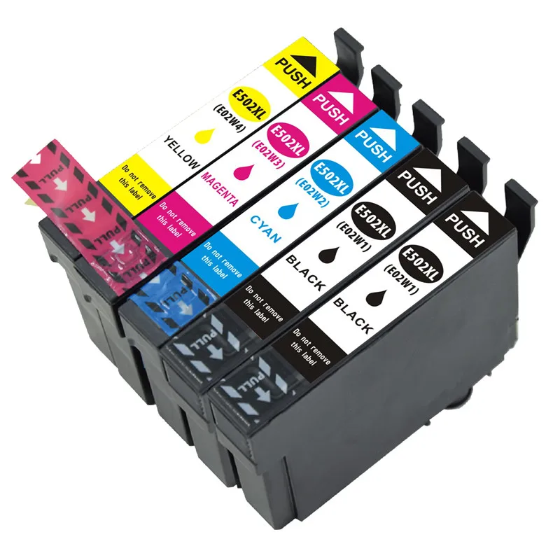 10 pcs compatible ink cartridge E502XL T502XL for EpsonExpression Home XP-5100/XP-5105,WorkForce WF-2860DWF/WF-2865 DWF.
10 pcs compatible ink cartridge E502XL T502XL for EpsonExpression Home XP-5100/XP-5105,WorkForce WF-2860DWF/WF-2865 DWF.