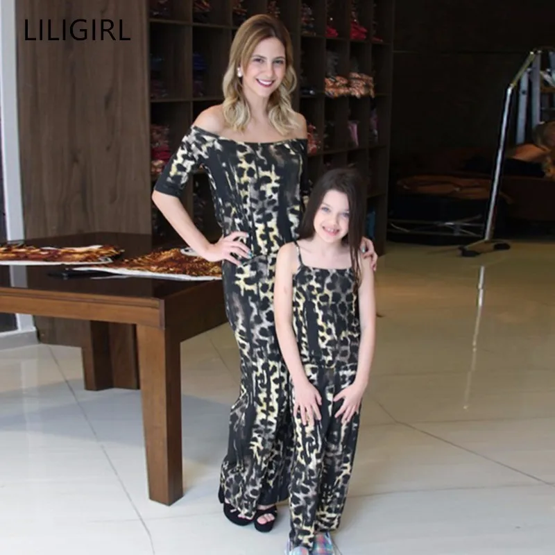 LILIGIRL Family Mother Daughter Leopard Jumpsuit Suit Mommy and Me Clothes Summer Girls Mom and Baby Kids Matching Clothing Sets
LILIGIRL Family Mother Daughter Leopard Jumpsuit Suit Mommy and Me Clothes Summer Girls Mom and Baby Kids Matching Clothing Sets