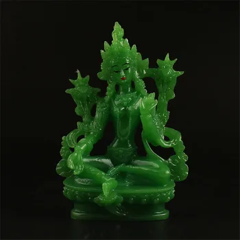 21 Green Tara Figure Imitate Jade Resin 13cm Buddhist Bodhisattva Tibetan Supplies Tailsmen Putting Decorate Buddha Statue
21 Green Tara Figure Imitate Jade Resin 13cm Buddhist Bodhisattva Tibetan Supplies Tailsmen Putting Decorate Buddha Statue