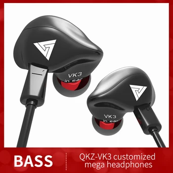 QKZ VK3 In-Ear HIFI Earphones Special Edition Headset Super Clear Bass Earphone With Mic Metal Heavy Bass auriculares audifonos
QKZ VK3 In-Ear HIFI Earphones Special Edition Headset Super Clear Bass Earphone With Mic Metal Heavy Bass auriculares audifonos