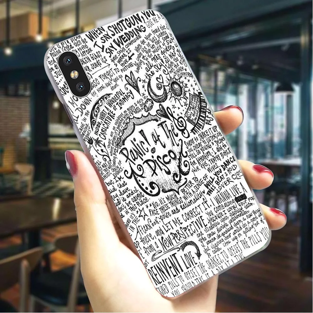 Hard Case for iPhone Xs Max Panic At The Disco Cover for iPhone X Covers Xs 6 6S 8 Plus 7 5S 5 SE 11 proBack Cases Slim
Hard Case for iPhone Xs Max Panic At The Disco Cover for iPhone X Covers Xs 6 6S 8 Plus 7 5S 5 SE 11 proBack Cases Slim