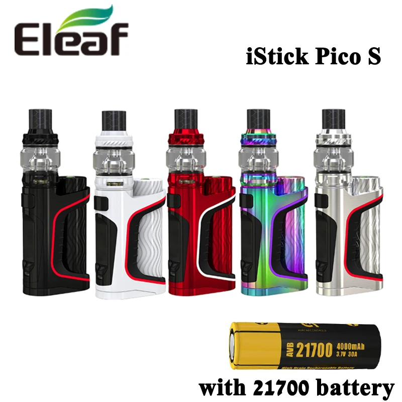 Original iStick Pico S with ELLO VATE 6.5ML Kit Tank 100W iStick Pico S Box MOD with HW-M HW-N Coil Electronic Cigarette Vape
Original iStick Pico S with ELLO VATE 6.5ML Kit Tank 100W iStick Pico S Box MOD with HW-M HW-N Coil Electronic Cigarette Vape