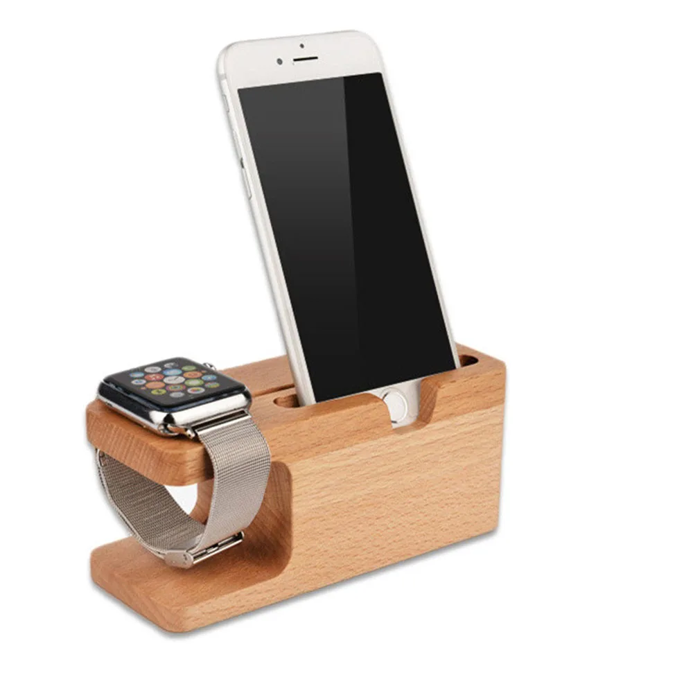 Cell Phone Charger Dock with Watch Beech Holder Desk Wood Charging Stand For Apple Watch 38mm 42mm iPhone 5 6 7 8 X Plus mobile
Cell Phone Charger Dock with Watch Beech Holder Desk Wood Charging Stand For Apple Watch 38mm 42mm iPhone 5 6 7 8 X Plus mobile
