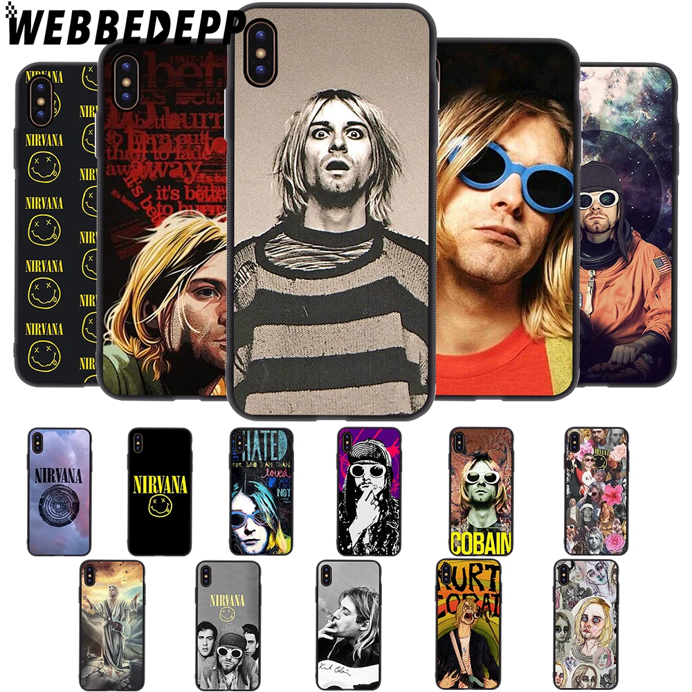 WEBBEDEPP Nirvana Kurt Cobain Soft Case for iPhone 5 5S 6 6S 7 8 Plus X XS 11 Pro MAX XR Cover
WEBBEDEPP Nirvana Kurt Cobain Soft Case for iPhone 5 5S 6 6S 7 8 Plus X XS 11 Pro MAX XR Cover
