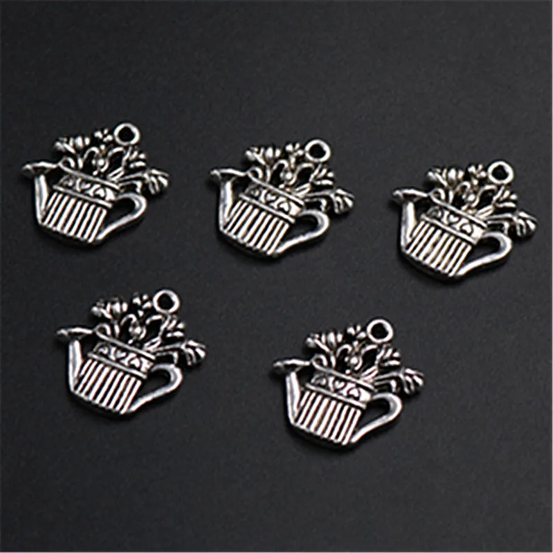 WKOUD 10pcs Silver Color Watering Pot Charm Alloy Pendants Fashion Bracelet Earrings DIY Metal Jewelry Handmade A1220
WKOUD 10pcs Silver Color Watering Pot Charm Alloy Pendants Fashion Bracelet Earrings DIY Metal Jewelry Handmade A1220