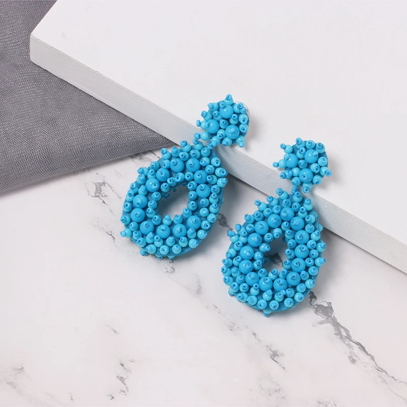 JURAN 2019 New design Bohemian beads Earrings For Women ethnic Beads Statement Earrings Party Dangle Drop Earrings Gift
JURAN 2019 New design Bohemian beads Earrings For Women ethnic Beads Statement Earrings Party Dangle Drop Earrings Gift