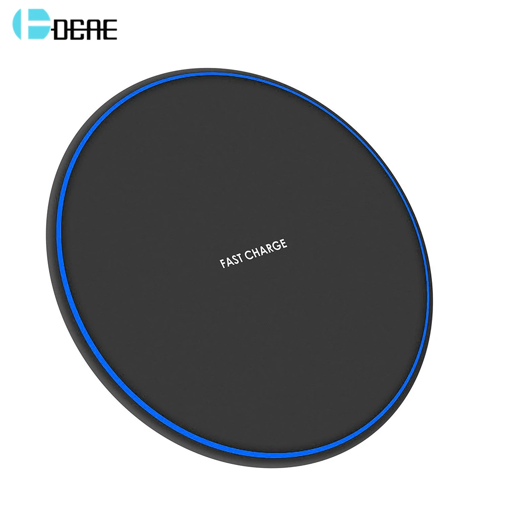 DCAE Fast Charging Pad Qi Wireless Charger For iPhone X XS Max XR 8 Plus USB 10W Quick Charge 3.0 for Samsung S8 S9 S10 Note 9 8
DCAE Fast Charging Pad Qi Wireless Charger For iPhone X XS Max XR 8 Plus USB 10W Quick Charge 3.0 for Samsung S8 S9 S10 Note 9 8
