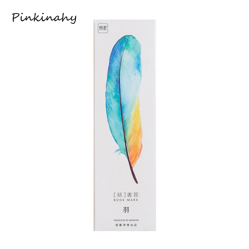 30Pcs/Box Colorful Feather Blue whale Bookmark Paper Cartoon Animals Bookmark Student Gift Stationery Film Bookmark
30Pcs/Box Colorful Feather Blue whale Bookmark Paper Cartoon Animals Bookmark Student Gift Stationery Film Bookmark