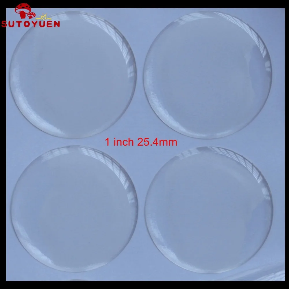 Sutoyuen 100Pcs/Lot 1" 25.4mm Clear Circle Epoxy Dome Sticker Highly Transparent 3D Round Resin Cabochon Label Never Yellowing
Sutoyuen 100Pcs/Lot 1" 25.4mm Clear Circle Epoxy Dome Sticker Highly Transparent 3D Round Resin Cabochon Label Never Yellowing