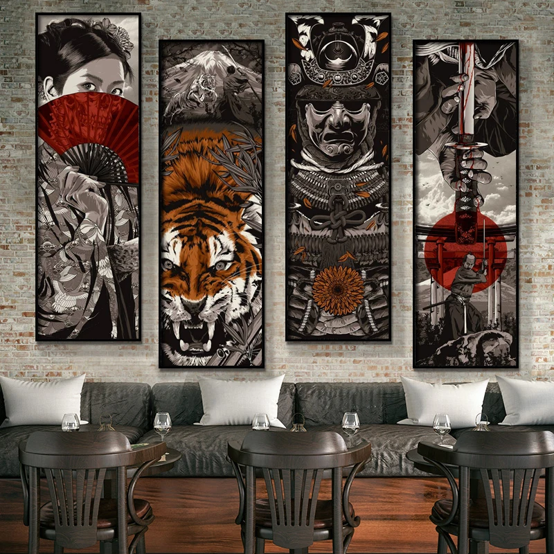 Nordic knight tiger Posters and Prints Canvas Art Painting Wall Art personality Decorative Picture Industrial bar style Decor
Nordic knight tiger Posters and Prints Canvas Art Painting Wall Art personality Decorative Picture Industrial bar style Decor