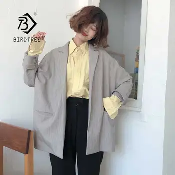 New Women's Vertical stripes Long Loose Blazer Coat Full Sleeve Notched Pocket Female Lady Vintage Top Hot Sales C95912Z
New Women's Vertical stripes Long Loose Blazer Coat Full Sleeve Notched Pocket Female Lady Vintage Top Hot Sales C95912Z