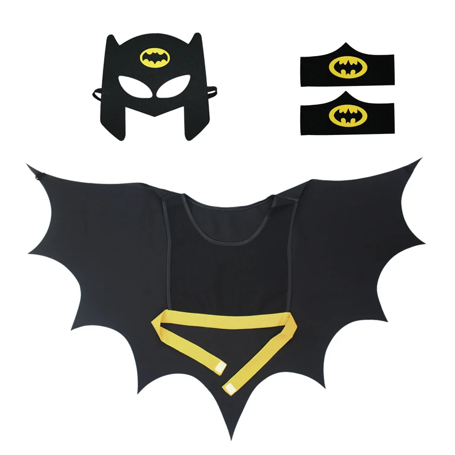 Special 90*70 Cm Lightweight Flying Bat Wings Mask Boys Halloween Kids Costumes Gift Halloween Black Wing Fabric Toy For Nephew
Special 90*70 Cm Lightweight Flying Bat Wings Mask Boys Halloween Kids Costumes Gift Halloween Black Wing Fabric Toy For Nephew