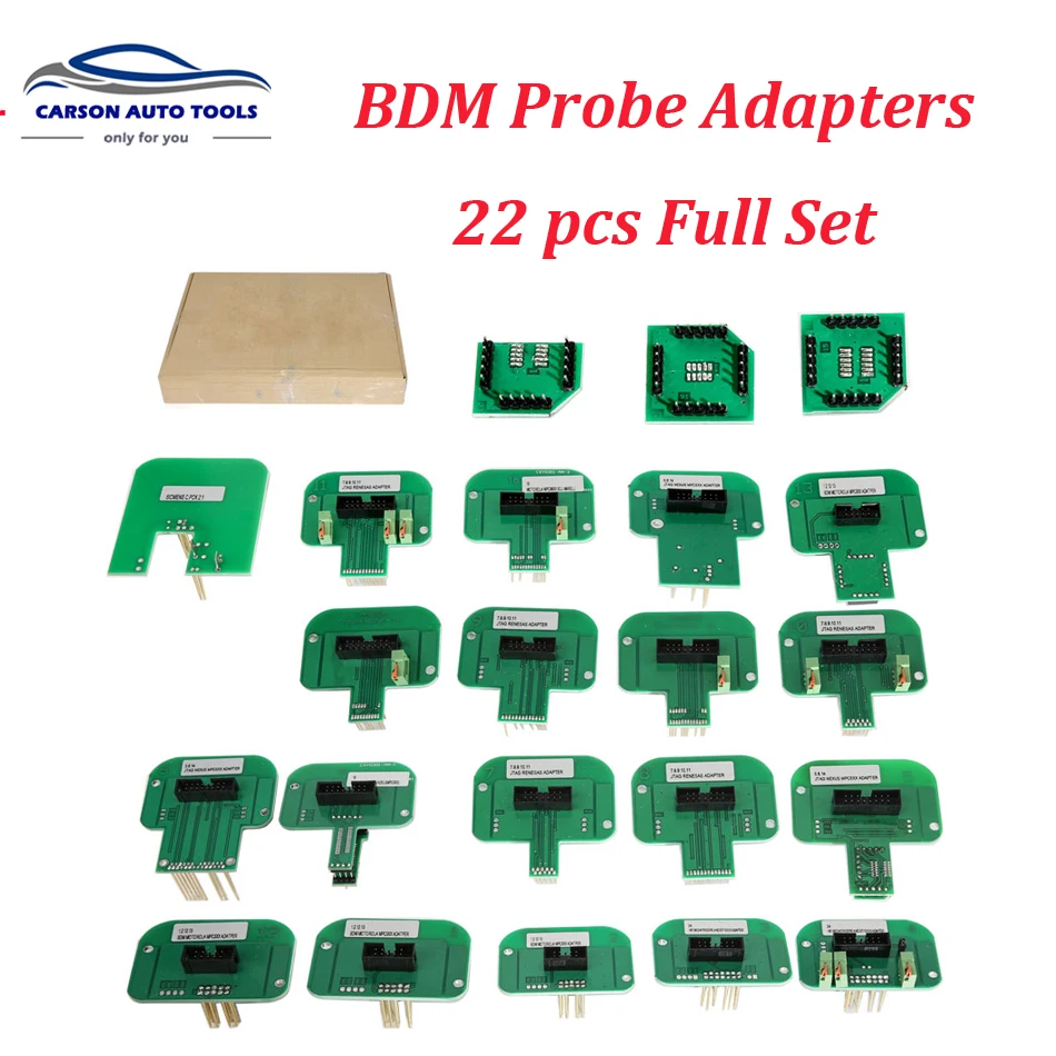 22pcs BDM Probe Dimsport Adapters Full Set 40PCS BDM pins for led BDM Frame FGTECH BDM100 KESS KTAG ECU CHIP BDM probe adapters
22pcs BDM Probe Dimsport Adapters Full Set 40PCS BDM pins for led BDM Frame FGTECH BDM100 KESS KTAG ECU CHIP BDM probe adapters
