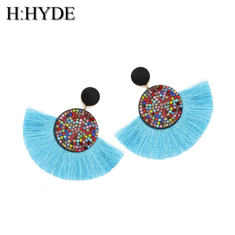 H:HYDE 2019 New Fashion Bohemian Ethnic Fringed Tassel Earrings for Women Blue Colorful Red Dangle Hanging Drop Earrings Jewelry
H:HYDE 2019 New Fashion Bohemian Ethnic Fringed Tassel Earrings for Women Blue Colorful Red Dangle Hanging Drop Earrings Jewelry