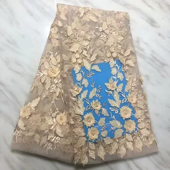 Dotted embroidery Champagne beaded french lace fabric African tulle lace Sewing Nigerian garment cloth 2019 high quality 5 yard
Dotted embroidery Champagne beaded french lace fabric African tulle lace Sewing Nigerian garment cloth 2019 high quality 5 yard