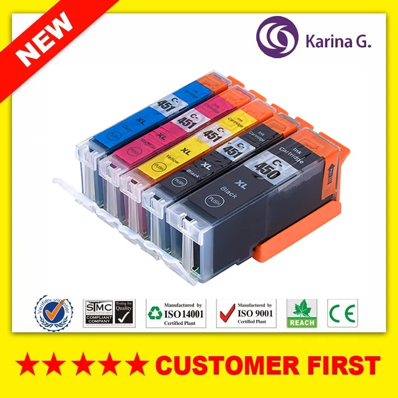 Printer Cartridges For Canon PGI450 CLI451 PGI-450 CLI-451 For Canon PIXMA MG5440 MG5540 MG6340 MG6440 MG7140 Ip7240 MX924
Printer Cartridges For Canon PGI450 CLI451 PGI-450 CLI-451 For Canon PIXMA MG5440 MG5540 MG6340 MG6440 MG7140 Ip7240 MX924