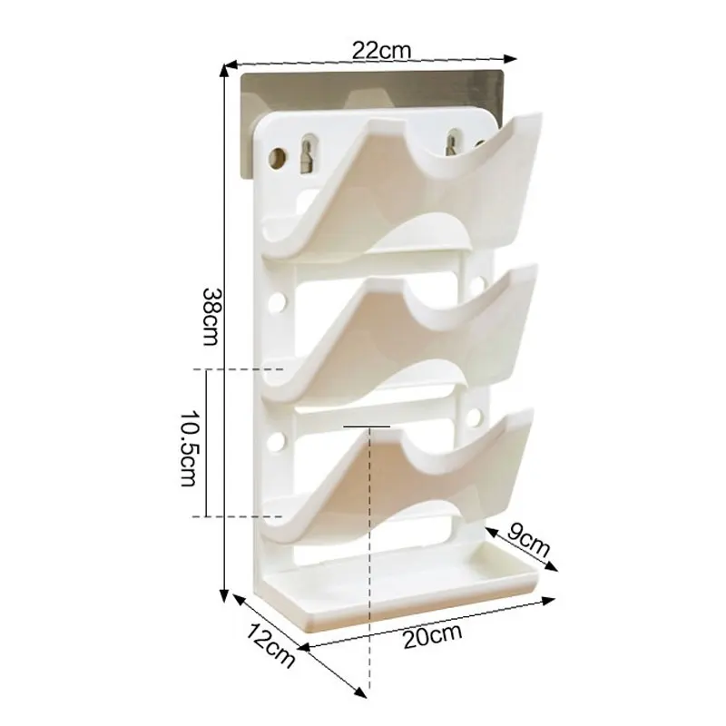 Free Punch Plastic Loading 10kg Pot Lid Shelf Holder Storage Tool Kitchen Organizer Wall-mounted Cutting Board Rack
Free Punch Plastic Loading 10kg Pot Lid Shelf Holder Storage Tool Kitchen Organizer Wall-mounted Cutting Board Rack