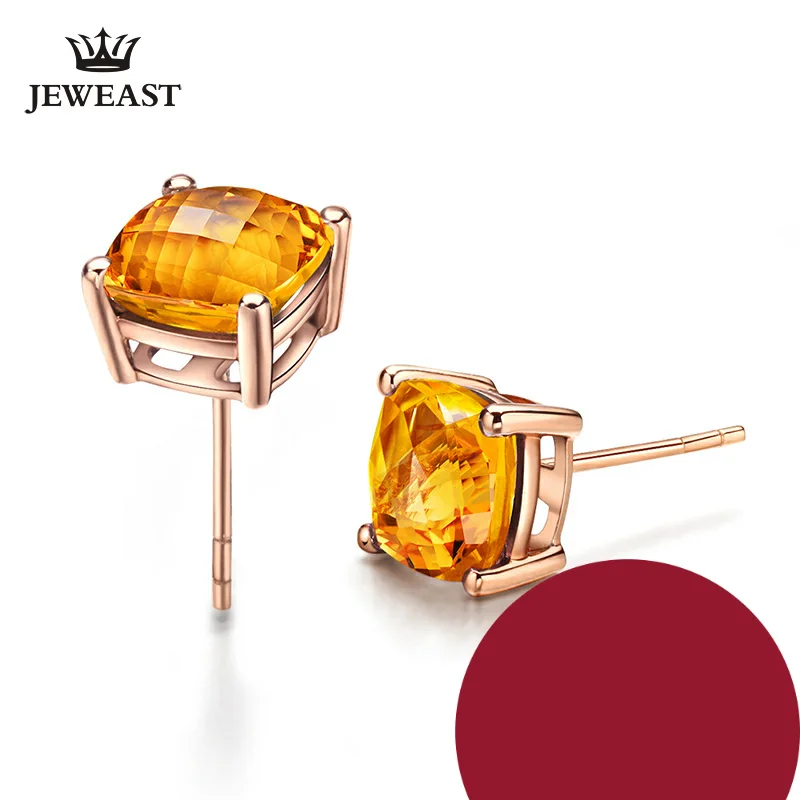 Natural Citrine 18K Pure Gold Earring Real AU 750 Solid Gold Earrings Diamond Trendy Fine Jewelry Hot Sell New 2019
Natural Citrine 18K Pure Gold Earring Real AU 750 Solid Gold Earrings Diamond Trendy Fine Jewelry Hot Sell New 2019