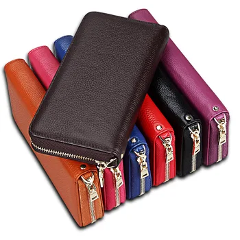 New Wrist Women Wallets Genuine Leather Long Female Phone Pocket Candy Color Cowskin Credit Card Bag Money Purse Ladies
New Wrist Women Wallets Genuine Leather Long Female Phone Pocket Candy Color Cowskin Credit Card Bag Money Purse Ladies
