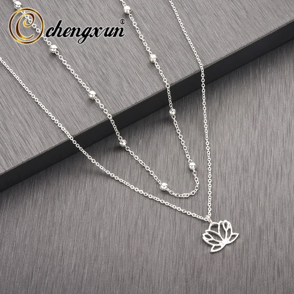 CHENGXUN Beautiful Water Lily Women's Necklace Lady Floral Charm Elegant Flower Necklace For Girls Collier Femme
CHENGXUN Beautiful Water Lily Women's Necklace Lady Floral Charm Elegant Flower Necklace For Girls Collier Femme