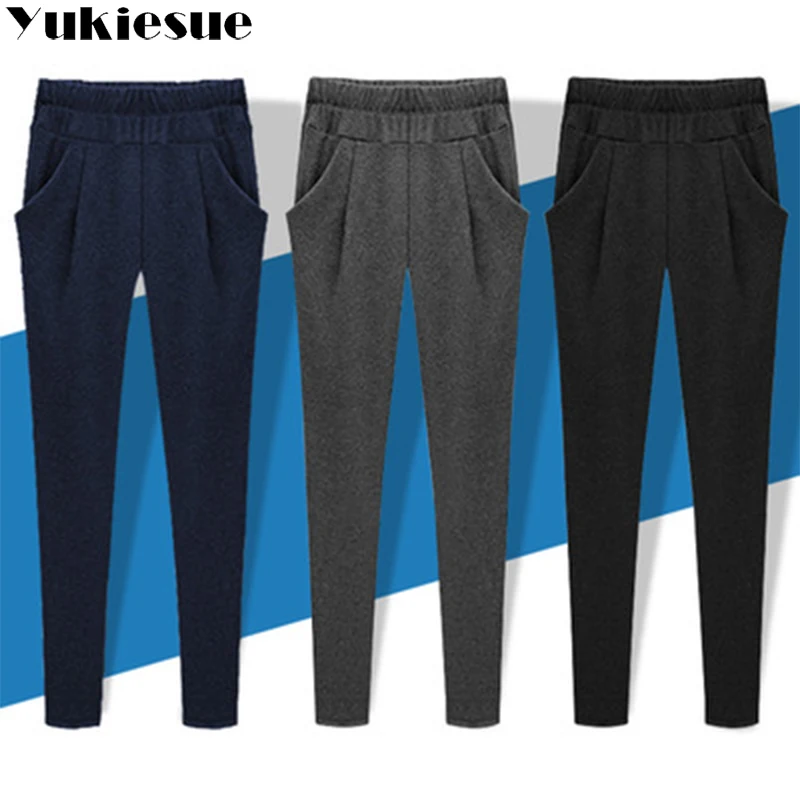 High quality harem pants capri women 2018 winter high waist elastic sports female trousers women pantalon femme Plus size mujer
High quality harem pants capri women 2018 winter high waist elastic sports female trousers women pantalon femme Plus size mujer
