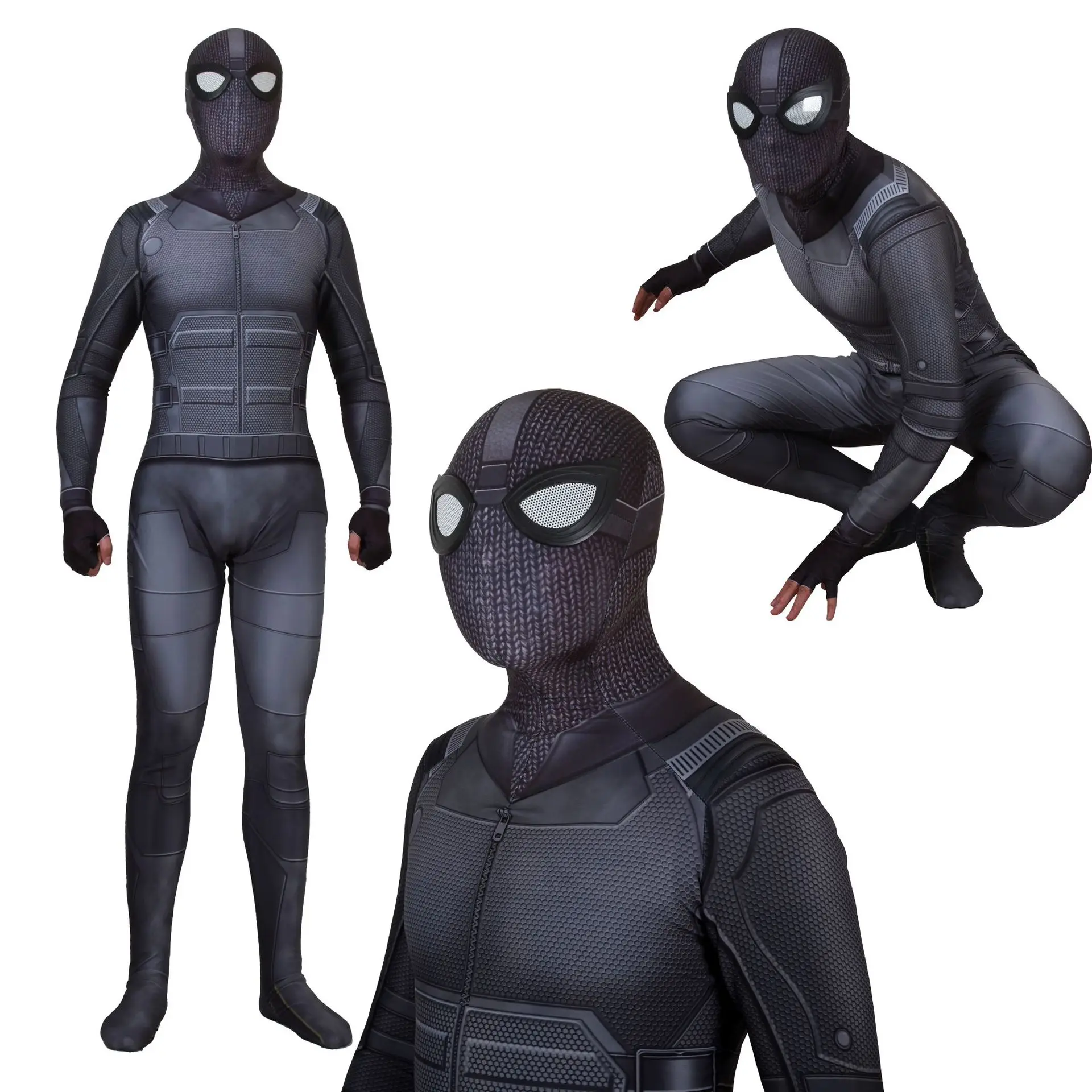 Movie Spider-Man: Far From Home Adult And Children Stealth Suit Superhero Jumpsuit Spiderman Nior Cosplay Costume 2019 New
Movie Spider-Man: Far From Home Adult And Children Stealth Suit Superhero Jumpsuit Spiderman Nior Cosplay Costume 2019 New
