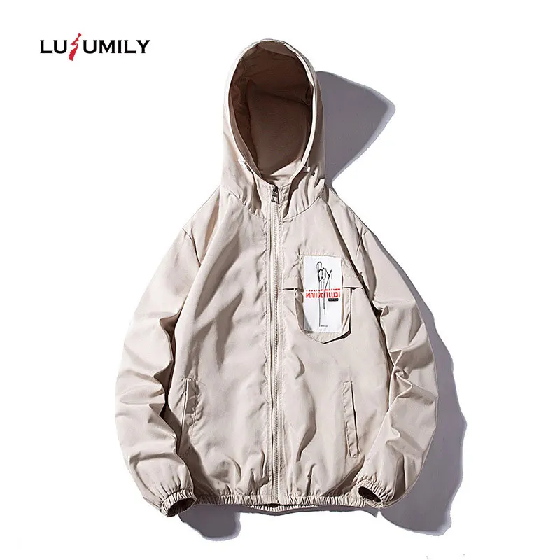 Lusumily 2019 Autumn New Hooded Jacket Women Brand Clothing Sportswear Fashion Thin Windbreaker Jackets Zipper Coats Outwear
Lusumily 2019 Autumn New Hooded Jacket Women Brand Clothing Sportswear Fashion Thin Windbreaker Jackets Zipper Coats Outwear