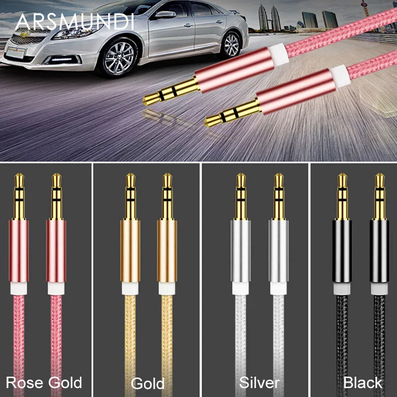 Usb Aux Cable For Car 3.5mm Mini Jack Nylon Cabel For Iphone 6 6s Plus 5s 5c 5/Huawei P8 P9 Lite/Meizu M3 Note M3s Mini/Lg G5 G4
Usb Aux Cable For Car 3.5mm Mini Jack Nylon Cabel For Iphone 6 6s Plus 5s 5c 5/Huawei P8 P9 Lite/Meizu M3 Note M3s Mini/Lg G5 G4