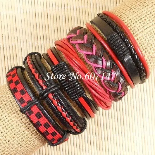 Handmade handmade jewelry Wholesale (6pcs/lot) ethnic tribal genuine adjustable fashion leather bracelet for women S73
Handmade handmade jewelry Wholesale (6pcs/lot) ethnic tribal genuine adjustable fashion leather bracelet for women S73