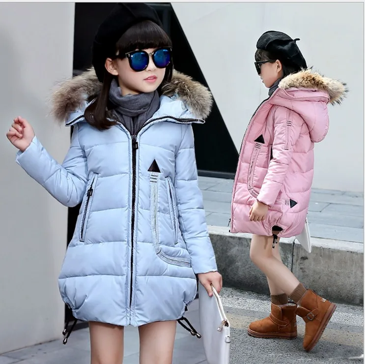 -30 Winter Girls Cotton Down Jacket Kids Fur Collar Thickened Hooded Down & Parkas Girls Snowsuits Long Warm Down Coats Costume
-30 Winter Girls Cotton Down Jacket Kids Fur Collar Thickened Hooded Down & Parkas Girls Snowsuits Long Warm Down Coats Costume