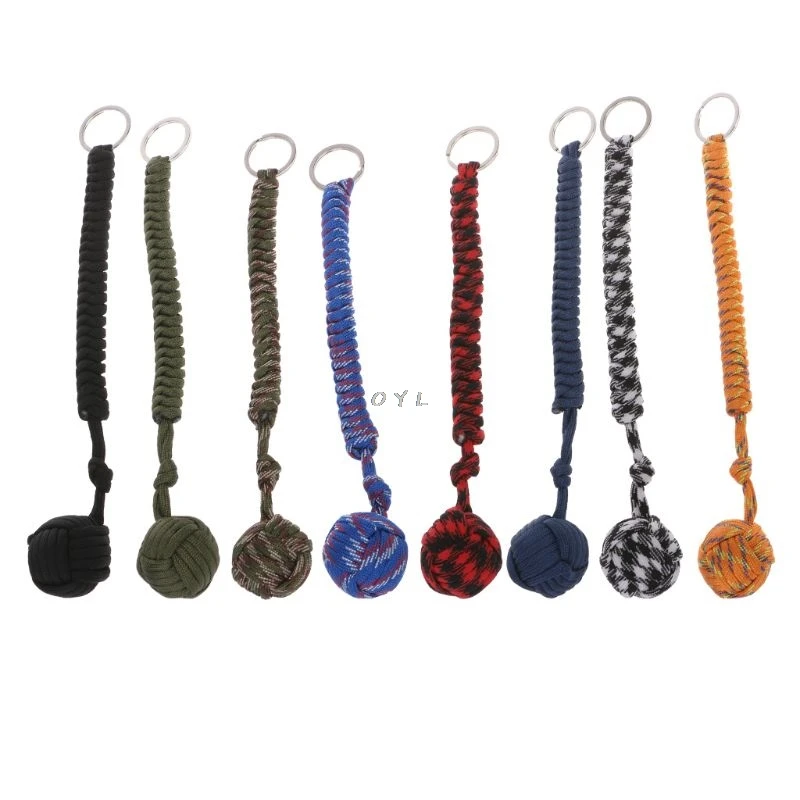 Outdoor Security Protection Black Monkey Fist Steel Ball Bearing Self Defense Lanyard Survival Key Chain
Outdoor Security Protection Black Monkey Fist Steel Ball Bearing Self Defense Lanyard Survival Key Chain